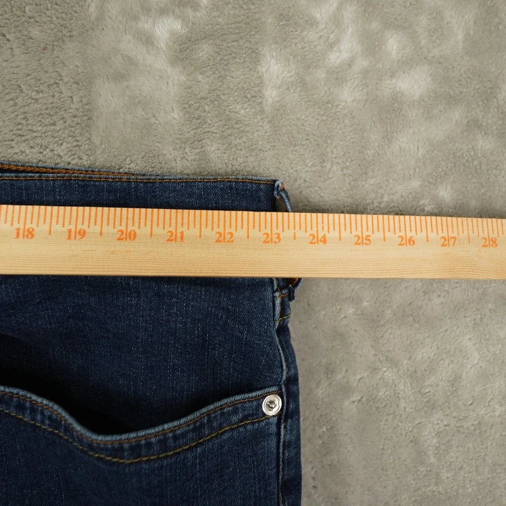 True Religion Geno‎ Relaxed Slim Fit Jeans Men's 46 Blue Dark Wash No Flap